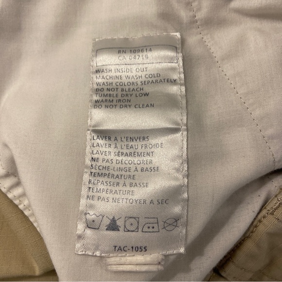 5.11 Tactical Beige Ripstop Cargo Taclite Pro Pants Mens 34x29.5 (Tag 36x32) - Picture 6 of 12